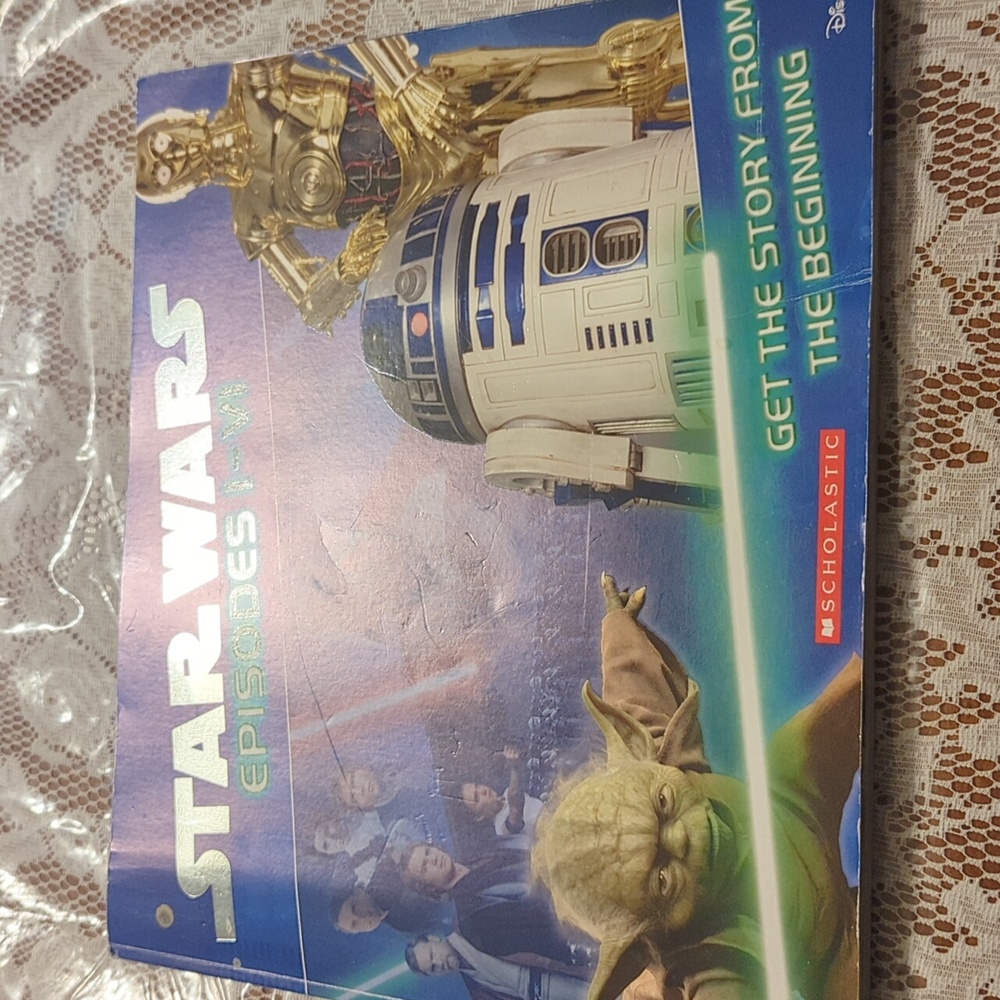 Scholastic Star Wars Book - Blue and Gold